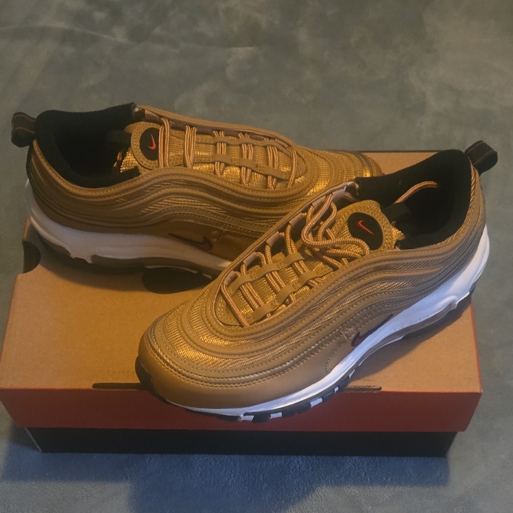 Nike Women's Metallic Gold Sneakers
